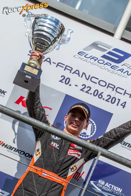 max verstappen spa francorchamps podium