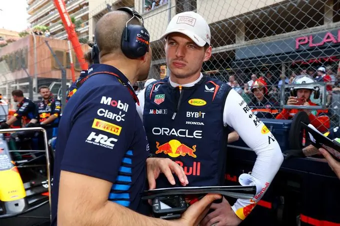 max verstappen startgrid monaco