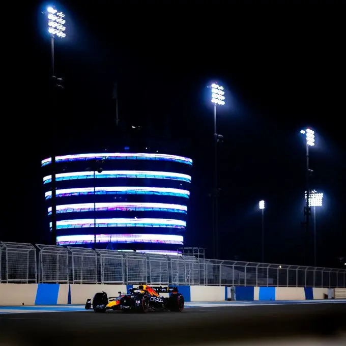 max verstappen test bahrein avond