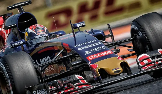 max verstappen toro rosso gp hongarije