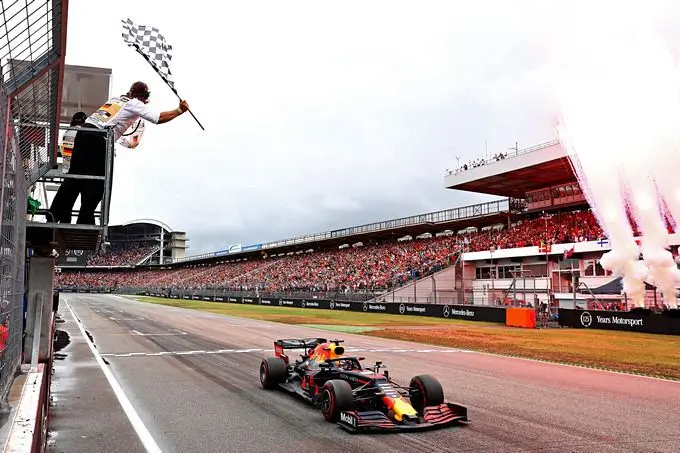 max verstappen zege in german gp 2