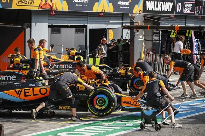 mclaren lando norris en oscar piastri