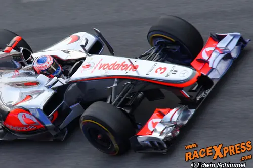 mclaren mp4 27 jensonbutton