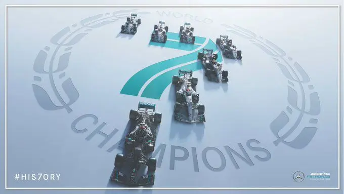 mercedes 7 titels