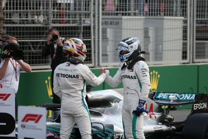 mercedes f1 gp hamilton bottas