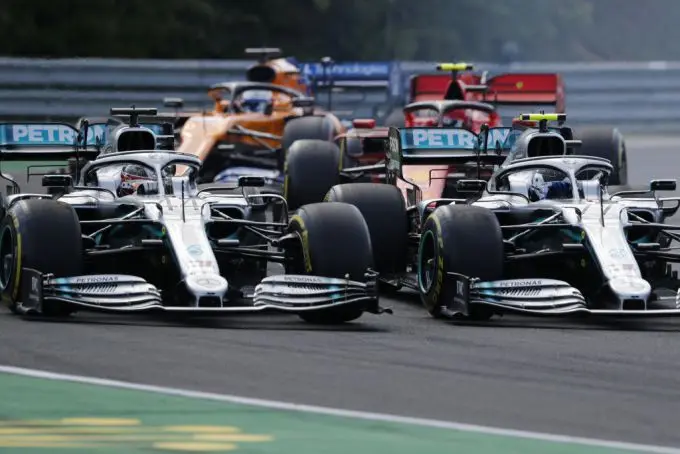 mercedes gp italie bottas vs ham