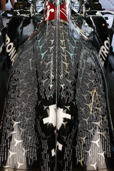 mercedes livery abu dhabi