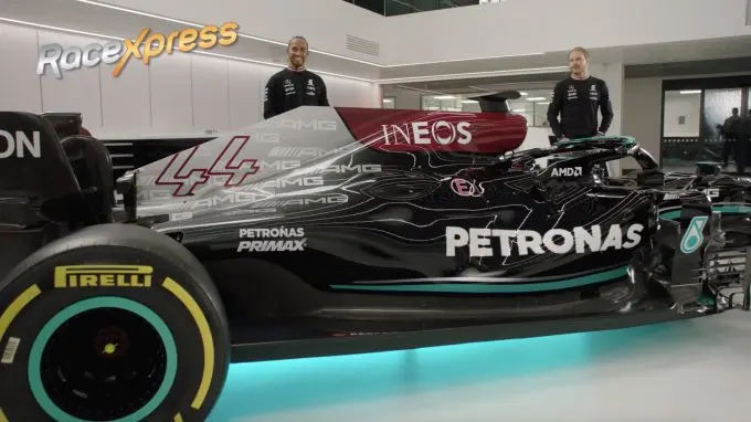 mercedes w12 hamilton bottas