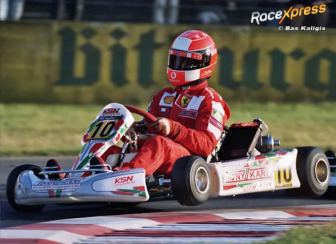 michael schumacher in de kart racexpress 680