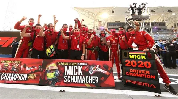 mick schumacher 2020 champion f2