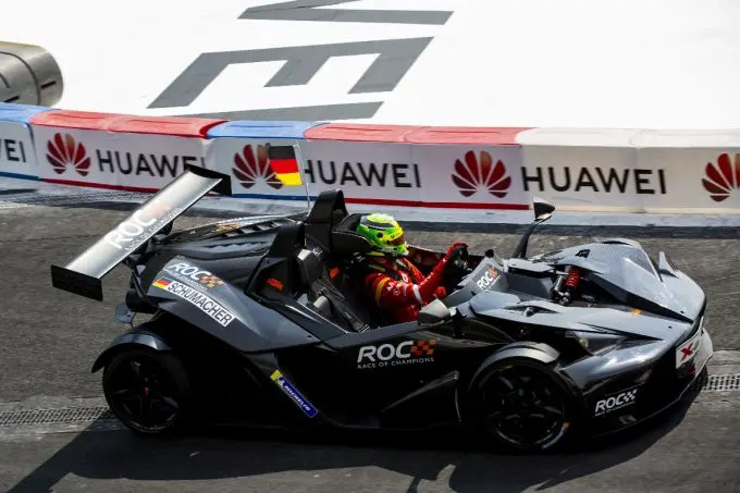 mick schumacher ger of team germany driving the ktm x bow comp r during the roc nations cup on saturday 19 january 2019 at foro sol mexico city