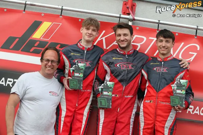 milan marczak podium p2 bij debuut in schakelkarts