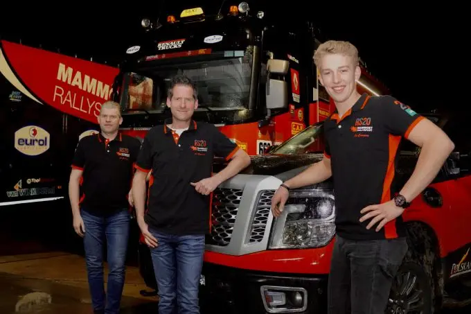 mitchel van den brink snelle assistent mammoet rallysport in dakar rally