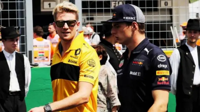 mnico hulkenberg en max verstappen