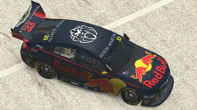 mx rx max verstappen red bull holden supercars all stars eseries unleash the lion 1