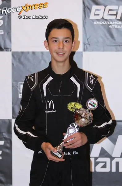 nick ho podium in karting iame x30 c019339