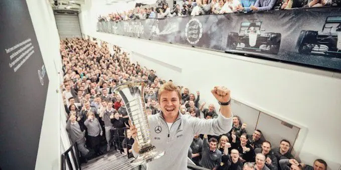 nico rosberg at factory