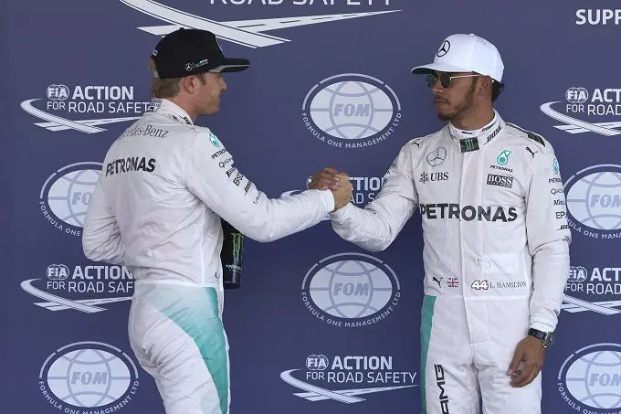 nico rosberg en lewis hamilton rx
