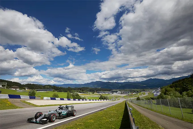 nico rosberg red bull ring formula 1 test 2015