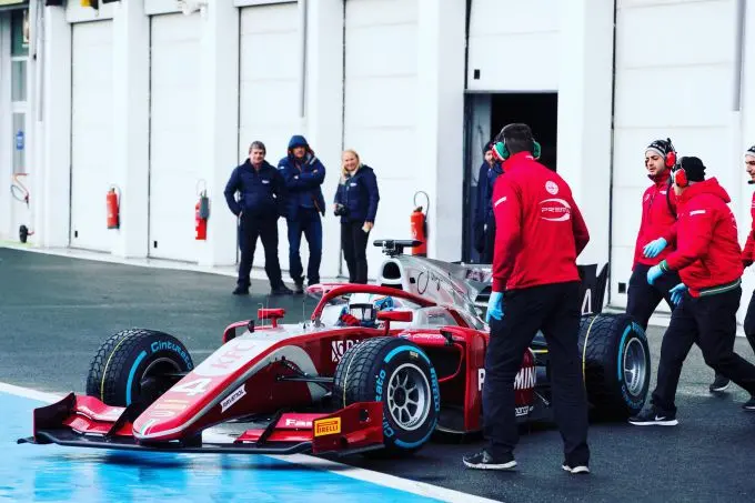 nyckdevries f2 paul ricard test