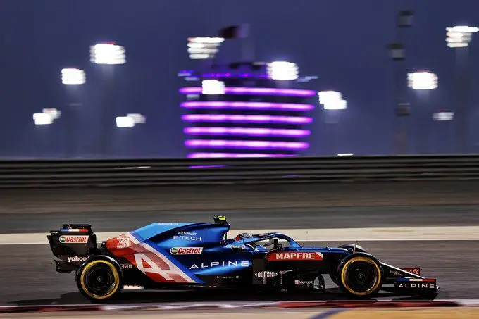 ocon alpine gulf air bahrain grand prix 2021