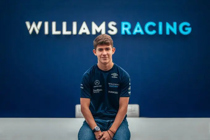 oliver gray joins williams racing driver academy copy