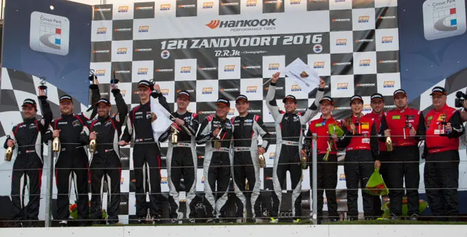 overall podium hankook 12h zandvoort 2016 rx