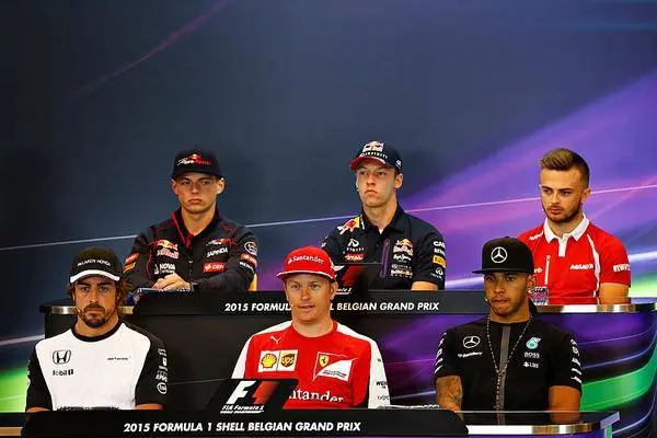 persconferentie formule 1 spa francorchamps