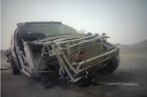 peter van merksteijn dakar 2013 crash