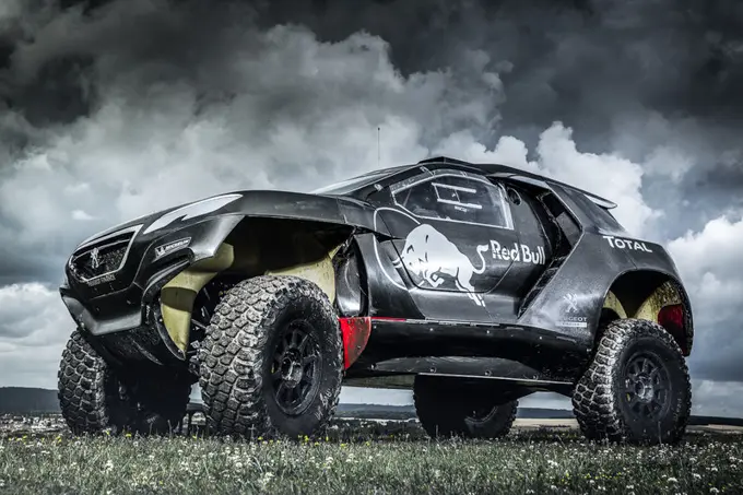peugeot 2008 dkr first test pre dakar 2015 1 2