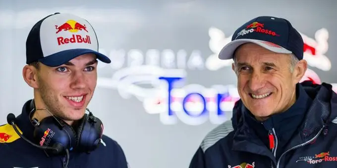 pierre gasly en franz tost toro rosso