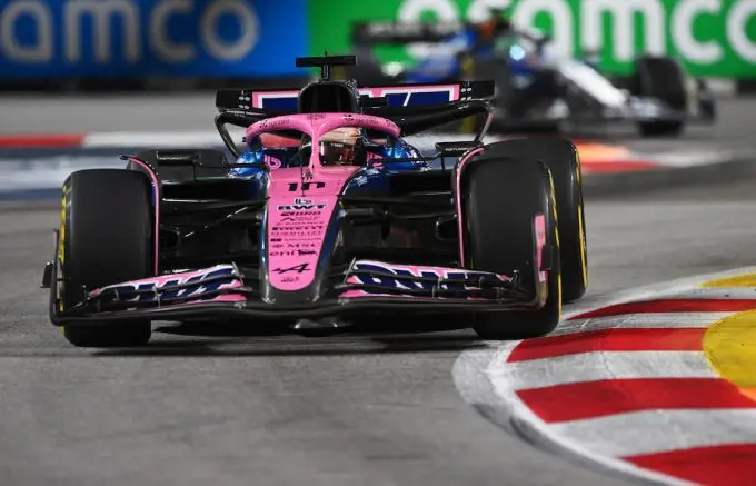 pierre gasly singapore alpine f1