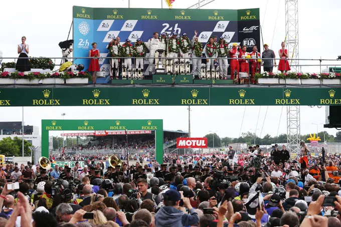 podium 24 hours of le mans
