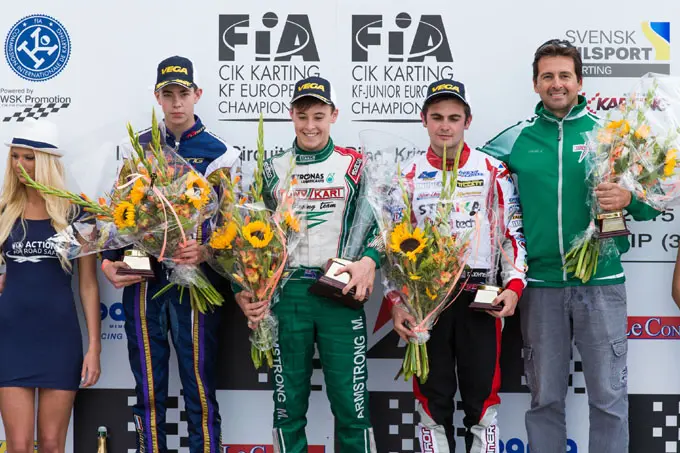 podium ek karting kristianstad kf