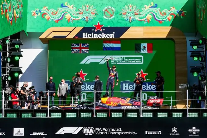 podium heineken 1