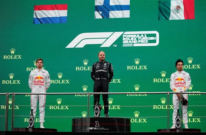 podium turkish gp 1