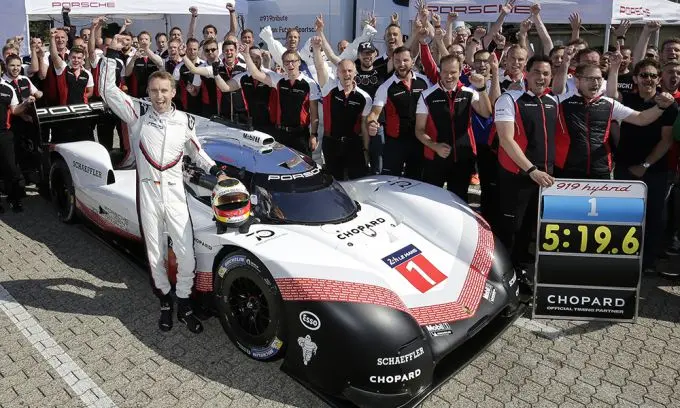 porsche 919 record nordschleife