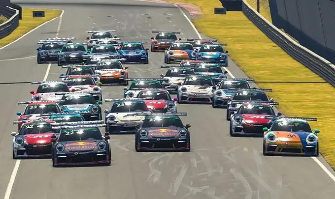 porsche start rx680