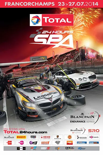 poster 24 hours of spa