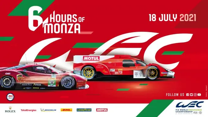 poster 6 uur van monza 2021