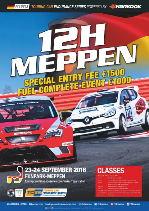 poster hankook 12h meppen 2016 rx 680