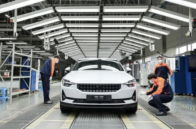 productie polestar 2 gestart in luqiao china