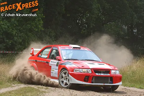r arjen de koning niels leermakers mitsubishi lancer evo 6