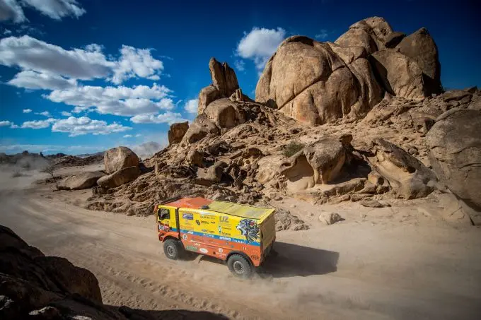 rainbow truck