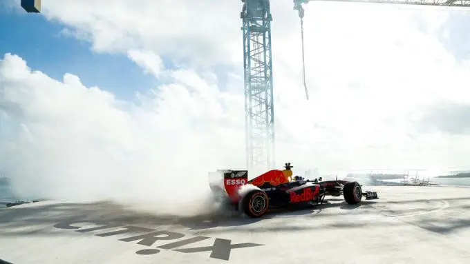 red bull donut
