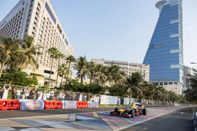 red bull jeddah showrun