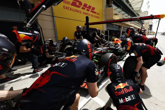 red bull perez bahrein test