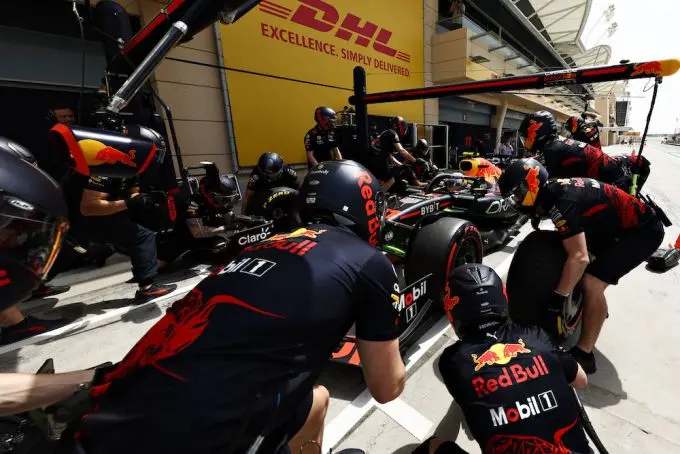 red bull perez bahrein test