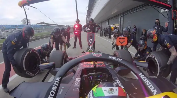 red bull pitstop practice