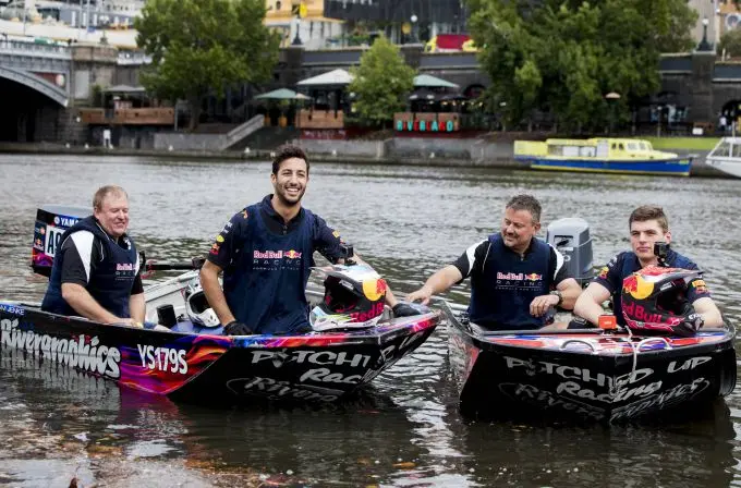 red bull racing yarra river